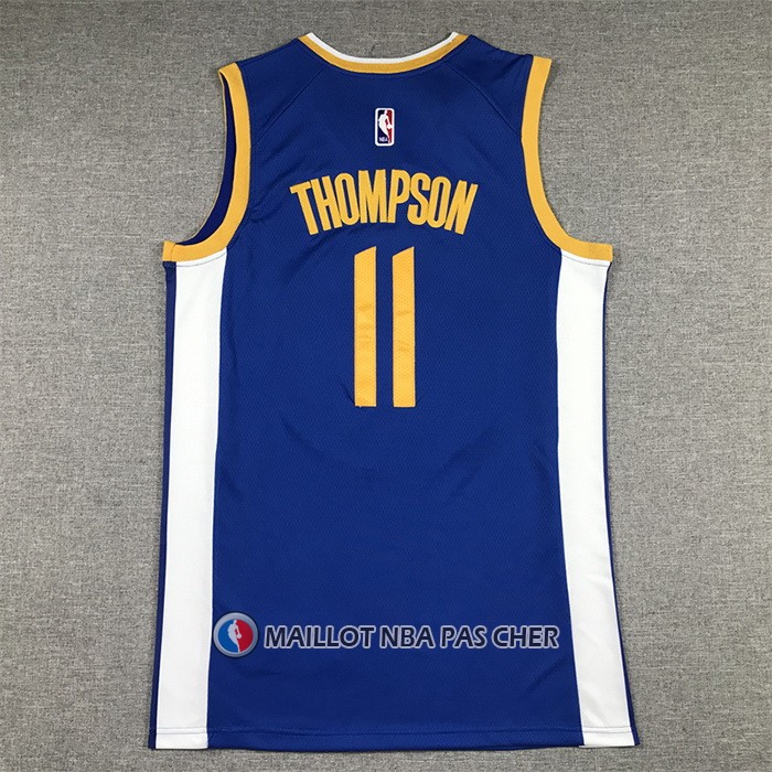 Maillot Golden State Warriors Klay Thompson NO 11 Icon 2022-23 Bleu